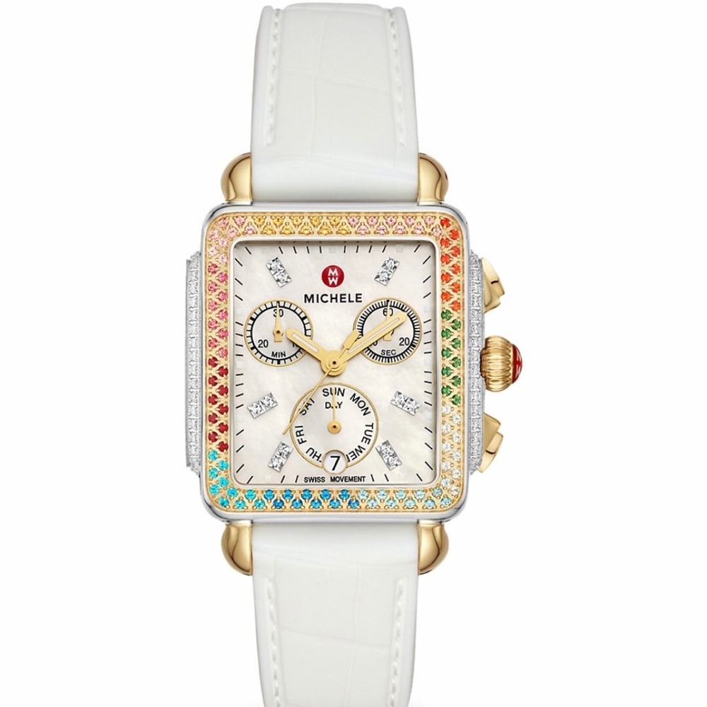 Michele Deco Madison Diamond Carousel Two-Tone